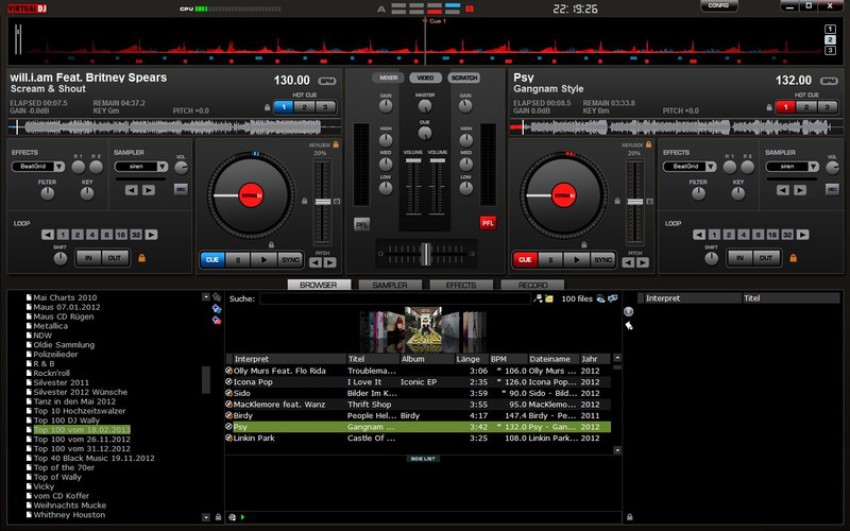 ELWAA LXRYP Auto USB Umgebungslicht DJ RGB Mini Bunte Musik Sound